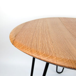 Coffee table made from an old wine barrel lid "Intona AM-TP" – Handmade | Sustainable | Unique