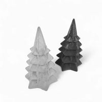Greni Weihnachtsbaum aus Beton – Grau & Anthrazit, handgefertigt — Ansicht 3