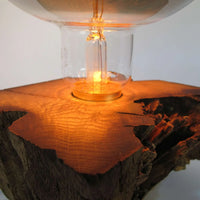 Rökkri Dimmable Oak Table Lamp Handmade — Ansicht 3