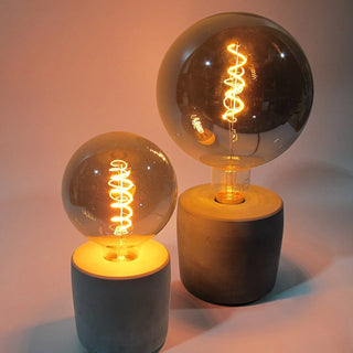 Strokka | Tischlampe Ø14cm aus Beton – Modern | Minimalistisch | Langlebig