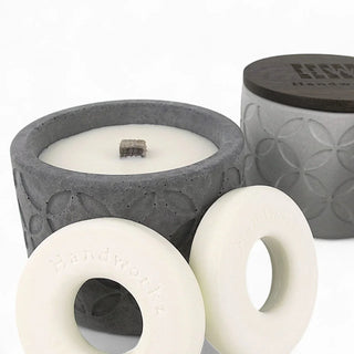 Palo | Wachsfresser Ø10cm aus Beton – Nachhaltig | Minimalistisch | Innovativ