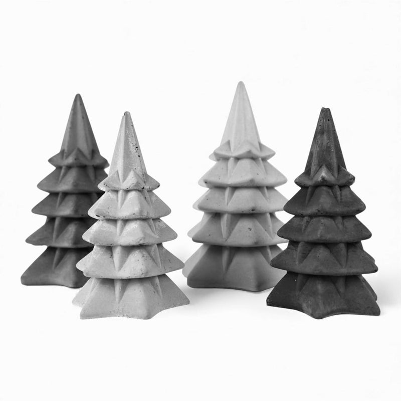 Greni Weihnachtsbaum aus Beton – modern, in zwei Größen — Ansicht 3