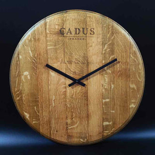 Viini Kello – Wall clock made from a wine barrel lid | Sustainable | Handmade | Made in Germany
