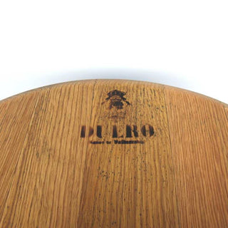 Couchtisch aus altem Weinfassdeckel Ø54cm "Duero Baños de Valdearados" – Handgefertigt | Rustikal & Modern | Nachhaltig