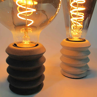 Jiro Concrete Table Lamp - Handmade with Dimmable LED Compatibility