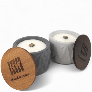 Fuoco | Wachsfresser Ø10cm aus Beton – Nachhaltig | Stilvoll | Funktional