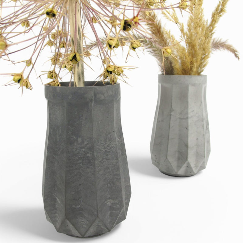Coro Vase aus Beton – Wasserdicht, modernes Design — Ansicht 3