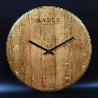 Viini Kello – Wanduhr aus Weinfassdeckel | Nachhaltig | Handgefertigt | Made in Germany