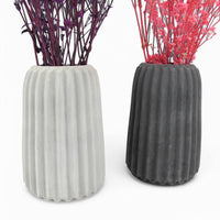 Wazon Betonvase Wasserdicht – Minimalistisches Design Grau oder Anthrazit — Ansicht 3