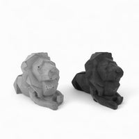 Lion Löwe made of Concrete – Architectural Design — Ansicht 3
