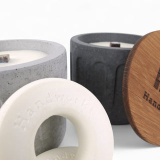 Vatra | Wachsfresser Ø10cm aus Beton – Nachhaltig | Stilvoll | Funktional