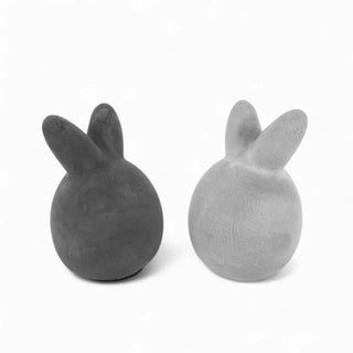 Ola Beton-Hasenohren – Beton | Grau & Anthrazit | Osterdekoration