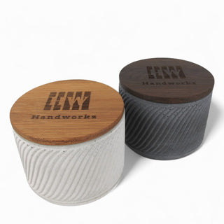 Brandy | Wachsfresser Ø10cm aus Beton – Nachhaltig | Modern | Handgefertigt