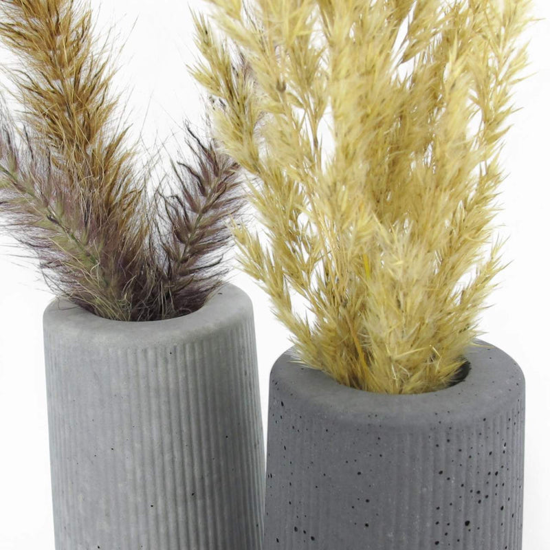Vaza Vase aus Beton – hochfester Beton, wasserdicht, Filzfüße — Ansicht 3