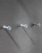 TINY SILVER Wall Hooks Set of 3 – Aluminium Stainless Steel Minimalist