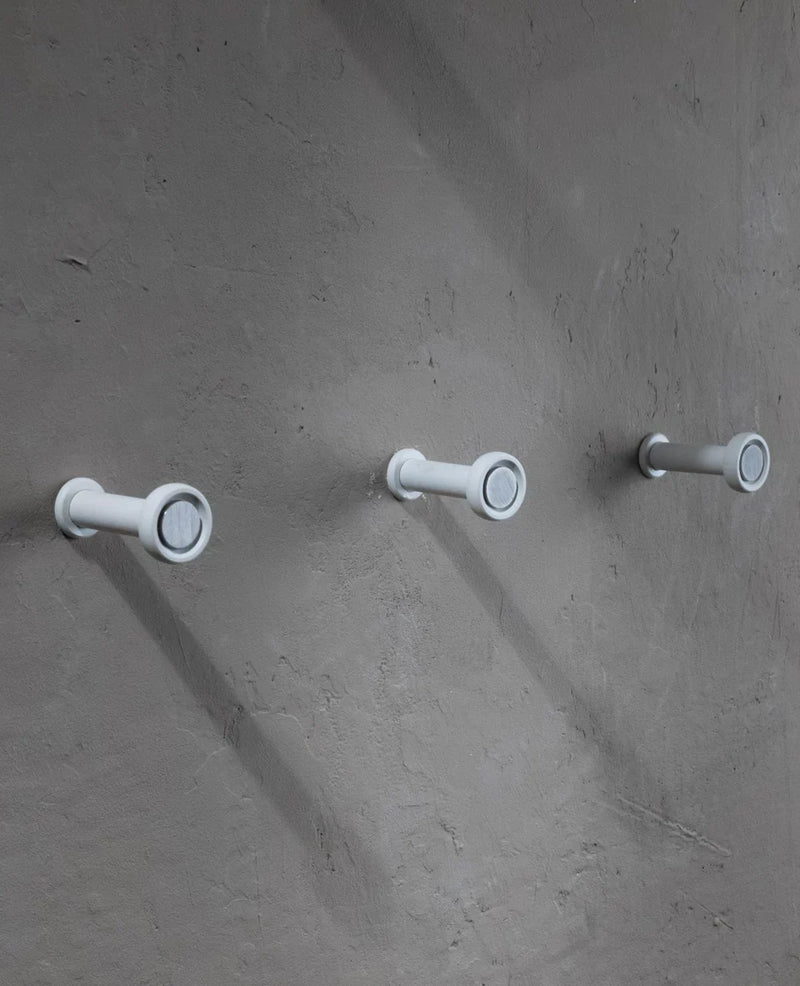 TINY SILVER Wall Hooks Set of 3 – Aluminium Stainless Steel Minimalist — Ansicht 30