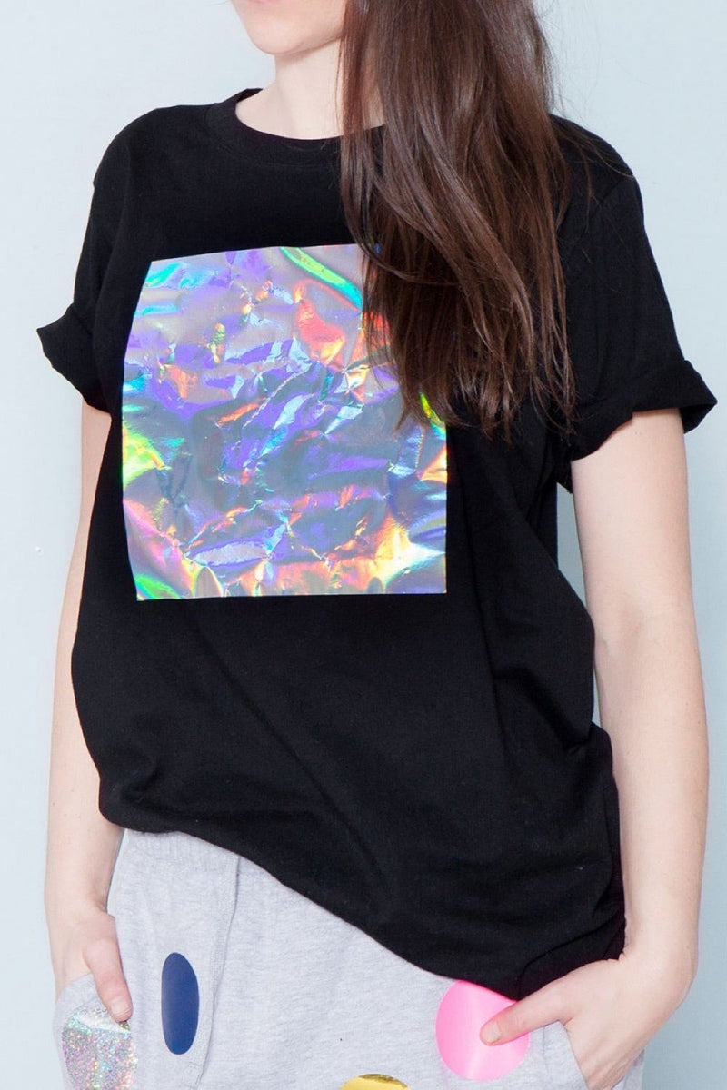 Starstyling Big Square T-Shirt Unisex Metallic Print — Ansicht 9