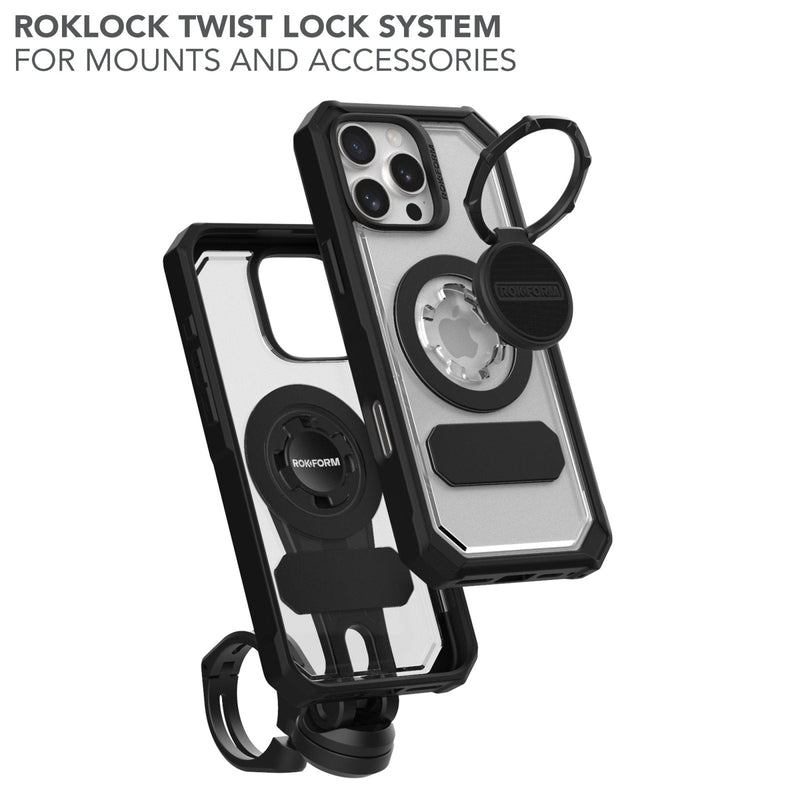 Rokform Crystal Clear iPhone 16 Pro Max Case: Military-Grade Magnetic Protection — Ansicht 4