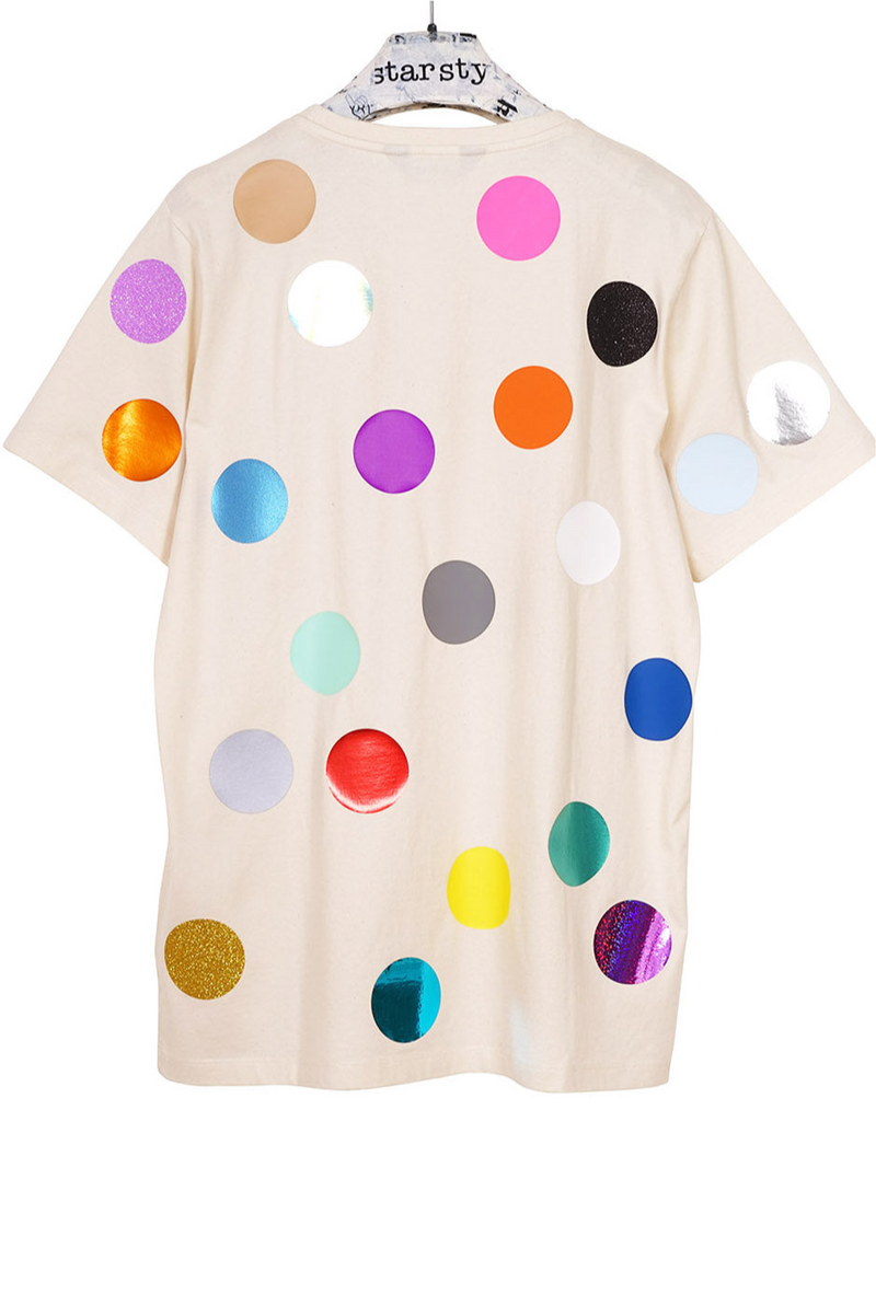 Balls T-Shirt Multicolor Dots – Unisex Allover Print — Ansicht 7