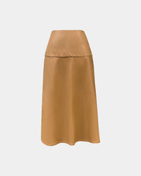 Midi skirt made of sustainable pineapple leather – Vegan – ALINE CELI — Ansicht 3