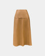 Midi skirt made of sustainable pineapple leather – Vegan – ALINE CELI