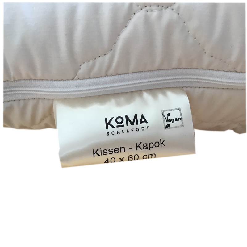 KOMA Schlafgut Kapok Bio Kopfkissen Premium – separater Innenbeutel — Ansicht 3