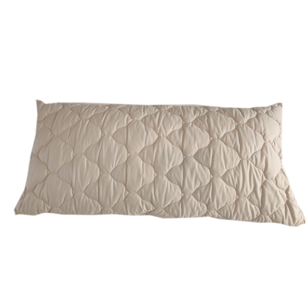 Rabens organic Alpaka Bio Kopfkissen – Thermoregulierend, separater Innenbeutel, Made in Germany