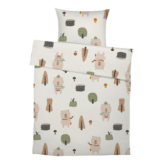 Kinderbettwäsche „Nordic Bär“ – Baumwolle | OEKO‑Tex | Handgefertigt