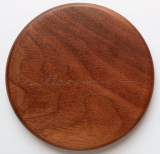 Charging station wood in dark brown