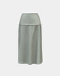 Midi skirt made of sustainable pineapple leather – Vegan – ALINE CELI