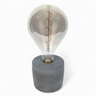 Strokka | Tischlampe Ø14cm aus Beton – Modern | Minimalistisch | Langlebig