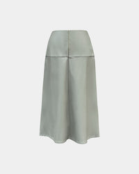 Midi skirt made of sustainable pineapple leather – Vegan – ALINE CELI — Ansicht 6