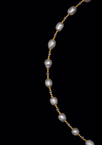 Valentina Pearl Necklace – Miyuki & Freshwater Pearls | Handmade — Ansicht 3