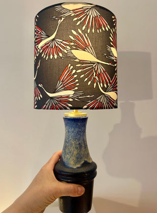 Scheurich Tischlampe mir Kranich-Motiv