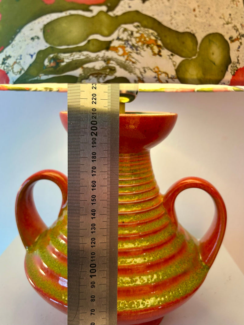 Skulpturale Tischlampe aus Fohr Vase – West Germany, kabellos — Ansicht 13