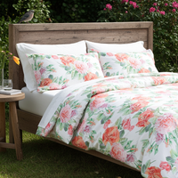 Bed linen set English Rose – 100% mercerized cotton, Swiss satin 300 TC, easy-care — Ansicht 7
