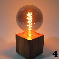 Skumring Bedside Lamp Oak Dimmable Handmade — Ansicht 12