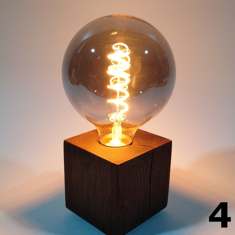 Skumring Table Lamp Smoked Oak 9x9cm handmade — Ansicht 10