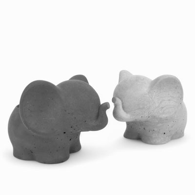Tino Elefant Blumentopf aus hochfestem Beton grau oder anthrazit