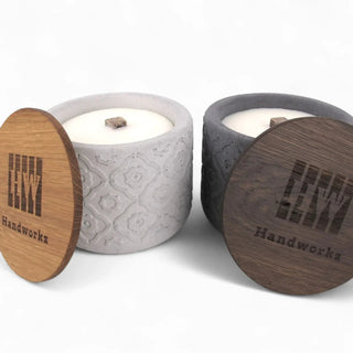 Tine | Wachsfresser Ø10cm aus Beton – Minimalistisch | Nachhaltig | Stilvoll