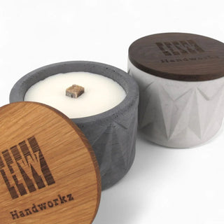 Fuoco | Wachsfresser Ø10cm aus Beton – Nachhaltig | Stilvoll | Funktional