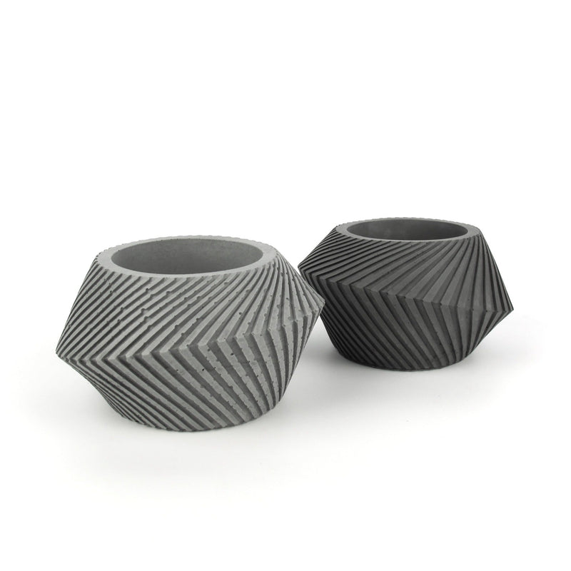 Keeri's Concrete Planter - Spiral Design, Watertight — Ansicht 4
