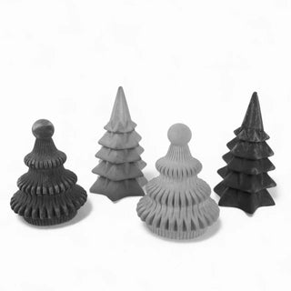 Greni Weihnachtsbaum – Beton | Grau & Anthrazit | Moderne Weihnachtsdeko