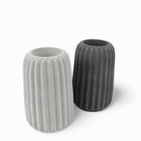 Wazon Betonvase Wasserdicht – Minimalistisches Design Grau oder Anthrazit — Ansicht 4