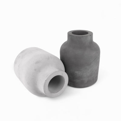 Suuri Vase Beton wasserdicht Grau Anthrazit moderne Wohn-Deko