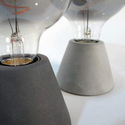 Fanal Concrete Table Lamp – Conical Design, Dimmable, E27