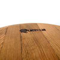 Couchtisch Quercus Weinfassdeckel Ø55cm – Handgefertigt Eichenholz — Ansicht 4