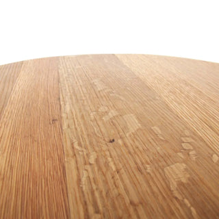 Couchtisch aus altem Weinfassdeckel Ø55cm "ohne Prägung" – Handgefertigt | Rustikal | Nachhaltig