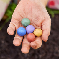 5 flower marbles in a bag for school enrollment "Finally a Schoolchild" — Ansicht 5