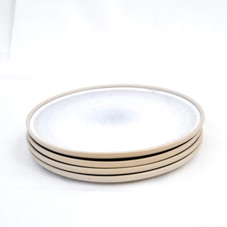 Aalina Komplett-Set – Steingut | Handgefertigt | Beige-Weiß